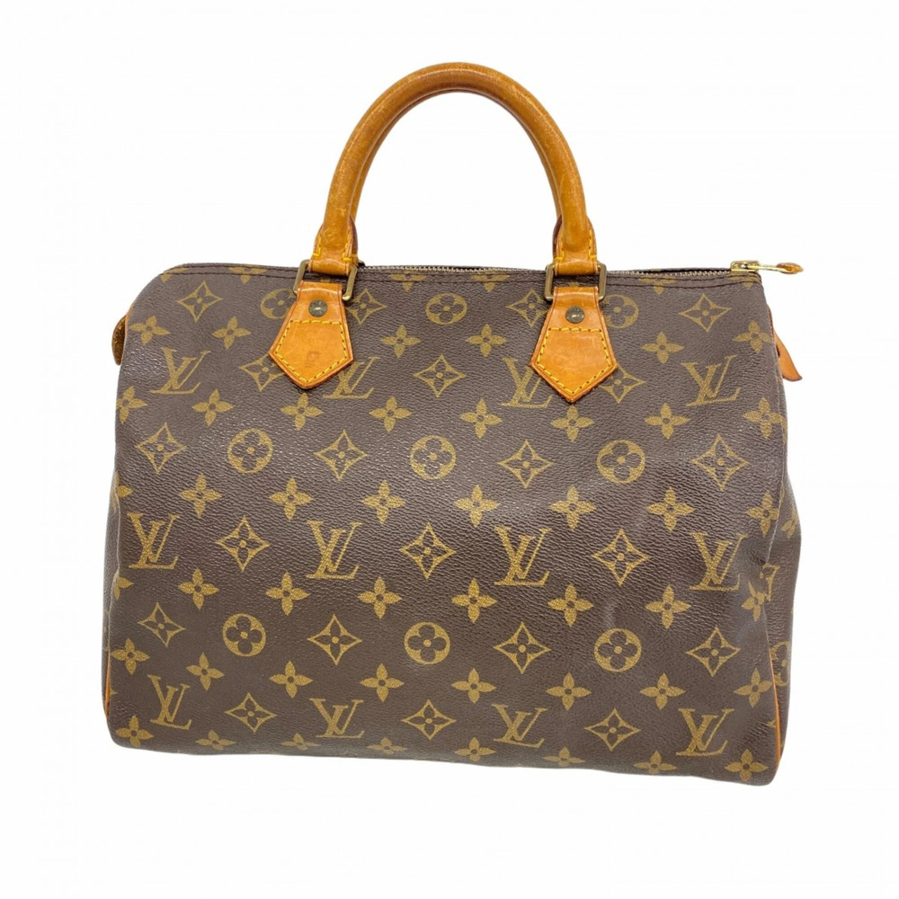 LOUIS VUITTON Brown Monogram Speedy 30 Bag